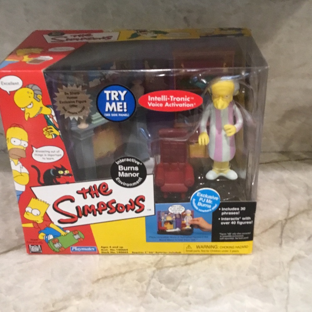 The Simpsons Burns Manor Playset with Exclusive Figures